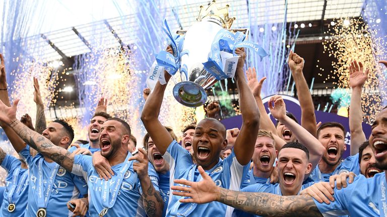 Manchester City wins English Premier League